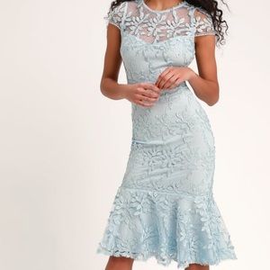 Lulus Lace Midi Dress XS